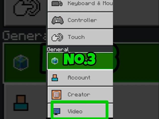 Minecraft 5 Pro Settings | Pocket Edition To Java Edition | #shorts