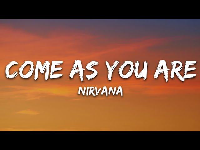 Nirvana - Come As You Are (Lyrics)