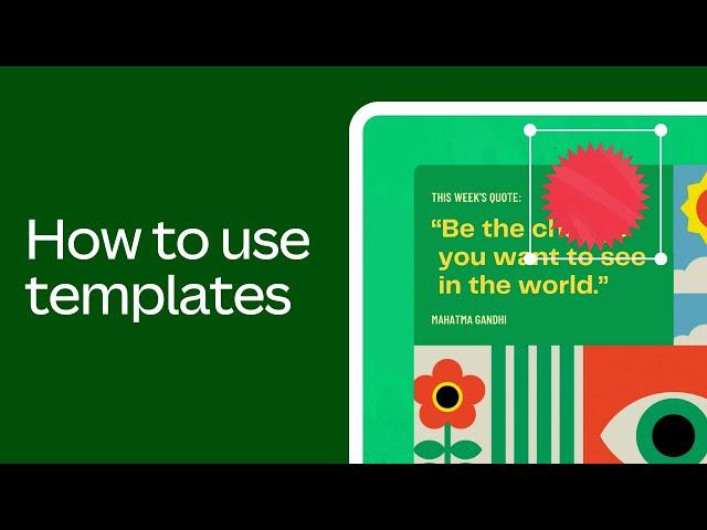 Canva for Beginners: Using Templates (2/10)