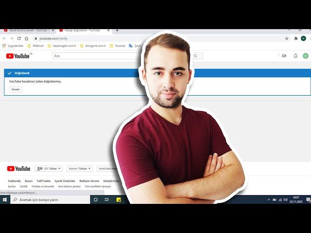 Youtube Kanal Doğrulama, Youtube Kanal Doğrulama Nasıl Yapılır