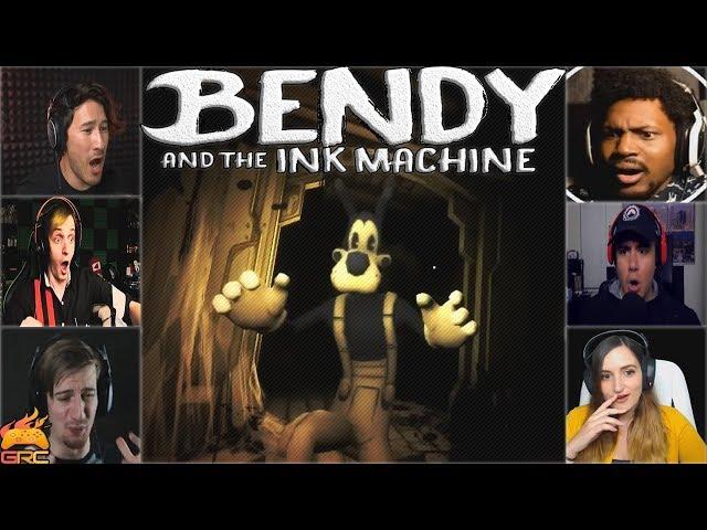 Gamers Reactions to Boris Being Taken Away by Alice (Ending) | Bendy and The Ink Machine - Chapter 3