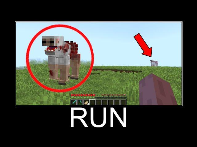 Scary Mutant Sheep in Minecraft wait what meme part 143