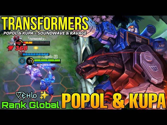 Popol & Kupa x Soundwave & Ravage New TRANSFORMERS Skin! - Top Global Popol & Kupa by ͜͡єнℓo  - ML