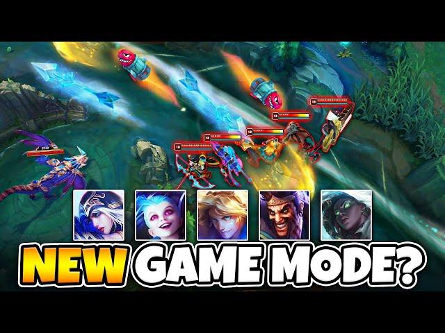 WE INVENTED A BRAND NEW E-SPORT IN LEAGUE OF LEGENDS (ULT BALL?!)