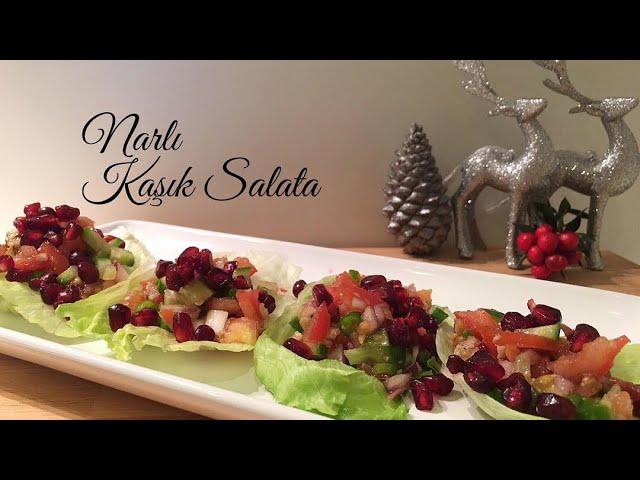 Narlı Kaşık Salata - Pratik Tarif / Yemek Tarifleri - Melis'in Mutfağı