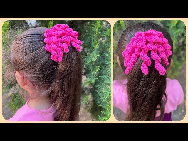 Super  Easy Crochet Scrunchies / BEGINNER TUTORIAL / Crochet craft ideas