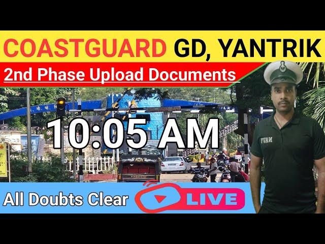 Indian Coast Guard 2nd Phase Upload Document ||ICG 2nd Phase All Doubts Clear | 2nd Phase Medical