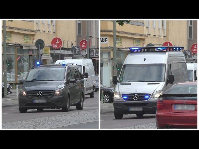 [Spezialeinsatzkommando im Einsatz!] 4 zivile Einsatzfahrzeuge SEK Berlin auf Einsatzfahrt