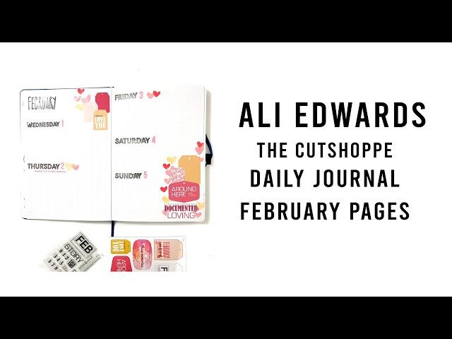 Archer & Olive 2023 Daily Journal Set Up | Ali Edwards | Scrapbooking