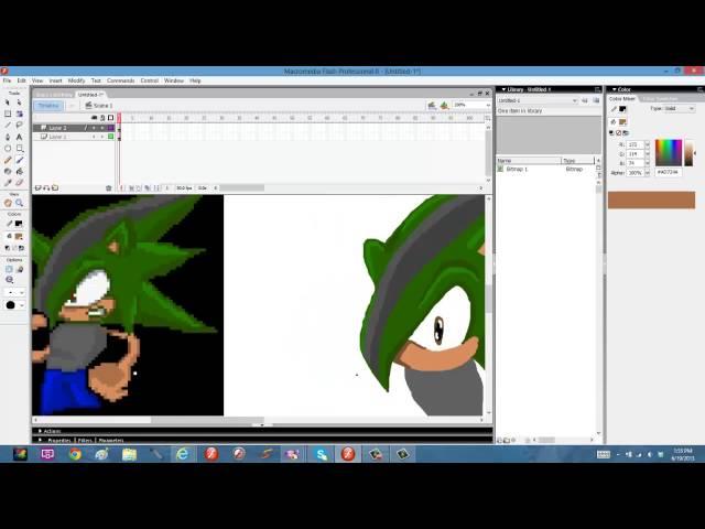 JJSwift Draws- Me drawing Matt The Hedgehog