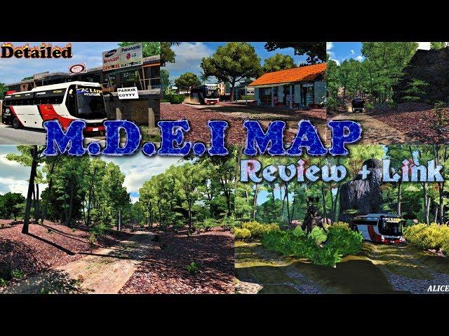 ETS2MAP: M.D.E.I Map Latest | Review + Link | More Realistic & Extreme Map |