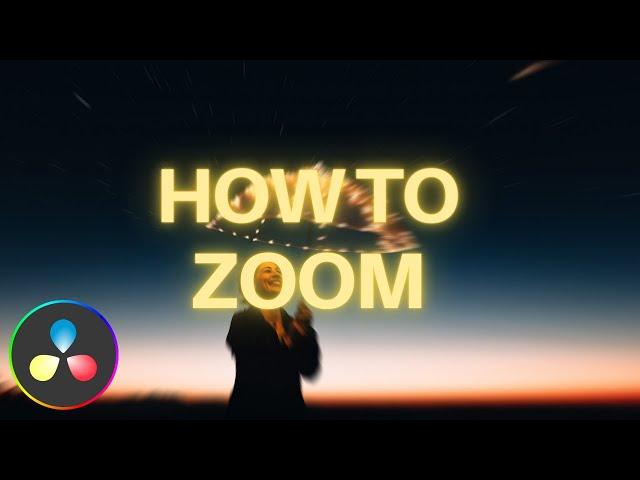 How to Zoom Footage  in DaVinci Resolve 18!