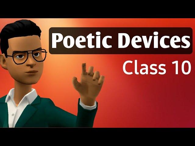 Poetic Devices Class 10 |  Figures of Speech | Literary Devices #boardexam2024