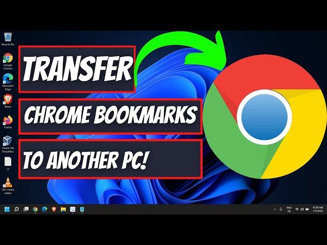 How to Transfer Chrome Bookmarks to a different Computer in 2022 | Export Chrome Bookmarks