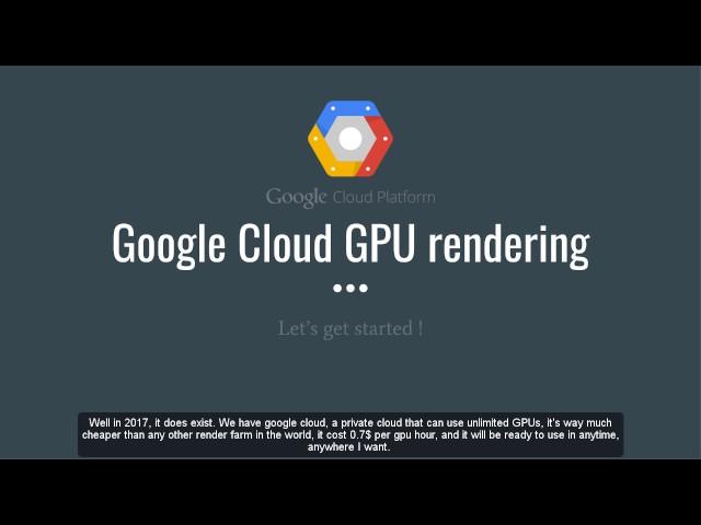 GPU cloud render farm video tutorials