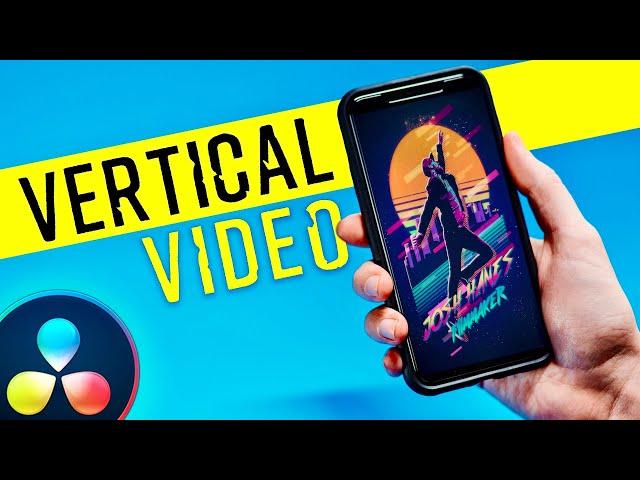 How to CREATE VERTICAL VIDEO in DaVinci Resolve | DaVinci Resolve 16 Tutorial