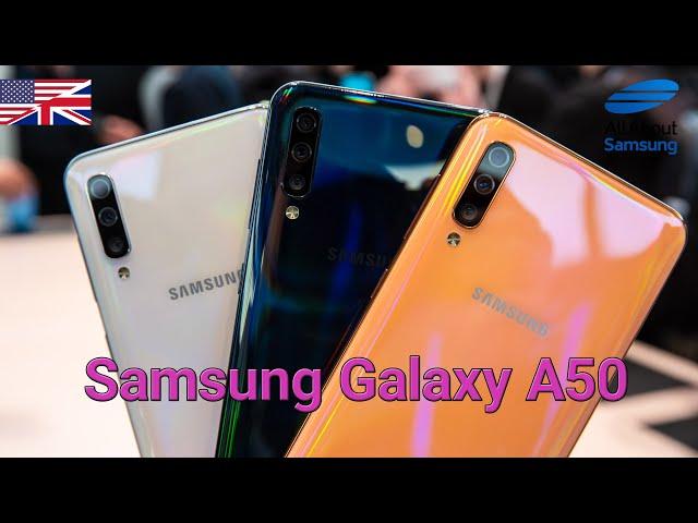 Samsung Galaxy A50 Hands On english 4k