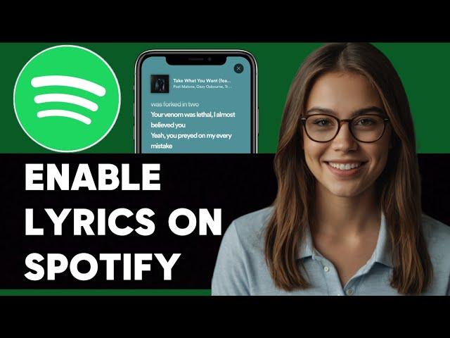 HOW TO ENABLE LYRICS ON SPOTIFY NEW UPDATED 2024 GUIDE!