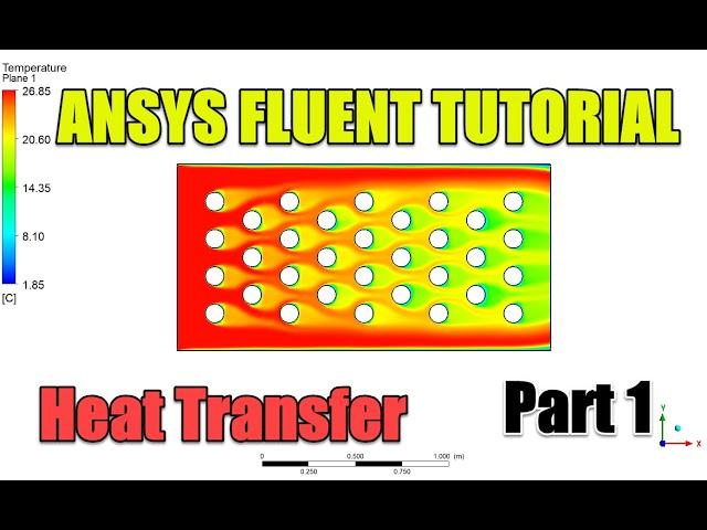  ANSYS FLUENT TUTORIAL - Heat transfer through pipes - PART 1