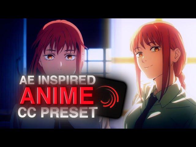 Ae inspired Anime cc  | No password  | alight motion cc xml