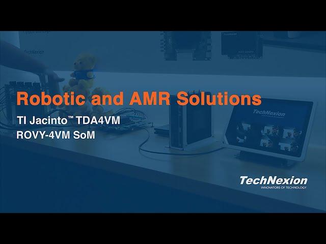 TechNexion - Embedded World 2023 Booth Tour - Robotic and AMR Solutions with TI Jacinto TDA4VM