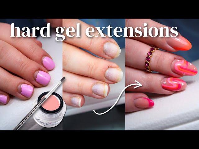 Builder Gel Extensions | Hard Gel on Forms 🪄