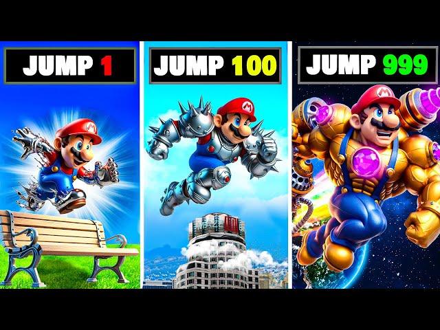 MARIO Upgrades with Every Jump