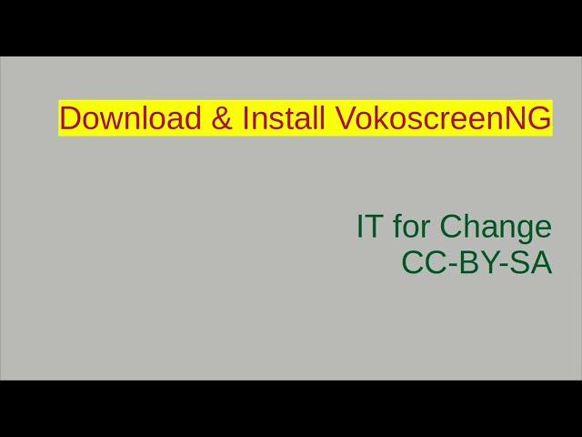 How to download and install VokoscreenNG (English tutorial)