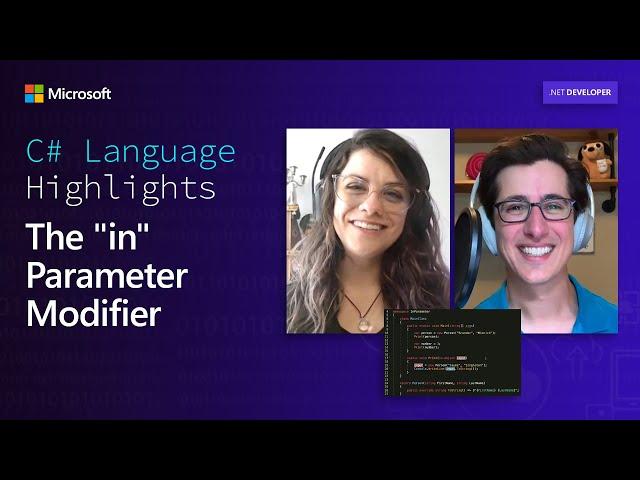 C# Language Highlights: The "in" Parameter Modifier