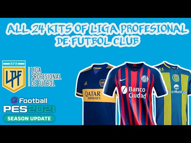 TOP & BEST KITS PES 2021 MOBILE | ALL 24 LIGA PROFESIONAL DE FUTBOL CLUBS