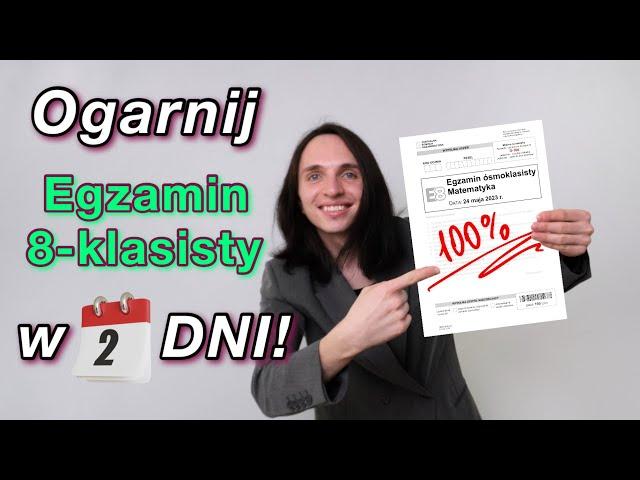 Tutorial: Jak PRZYGOTOWAĆ się do EGZAMINU ÓSMOKLASISTY w 2 DNI?! | foundoblivion