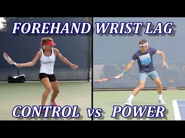 Tennis Forehand Wrist Lag Comparison - Federer vs Halep