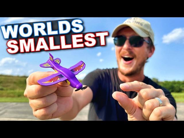 WORLD'S SMALLEST Airplane!!! - Air Hogs mini plane!