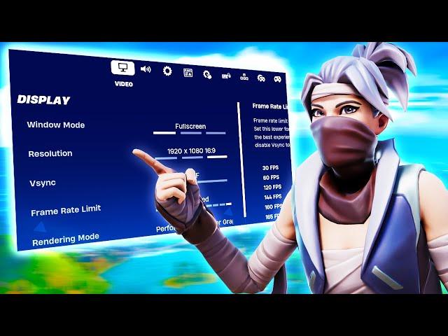 The BEST Fortnite Settings for Chapter 5 Guide (Increase FPS, Reduce Input Delay)