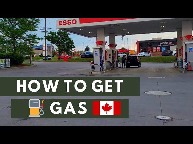 Getting gas in Canada