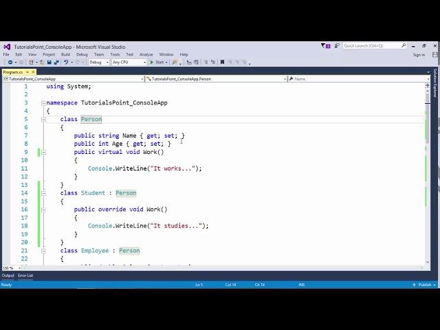 C# - Abstract Class