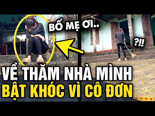 Về thăm 'CĂN NHÀ XƯA', cô gái chợt 'BẬT KHÓC' nhận ra ba mẹ ĐÃ KHÔNG CÒN | Tin 3 Phút