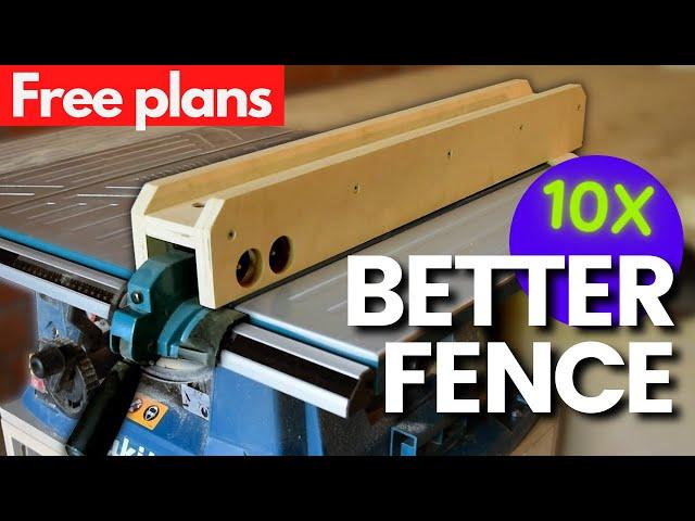 Weak table saw fence? Improve it with this idea | Makita MLT100