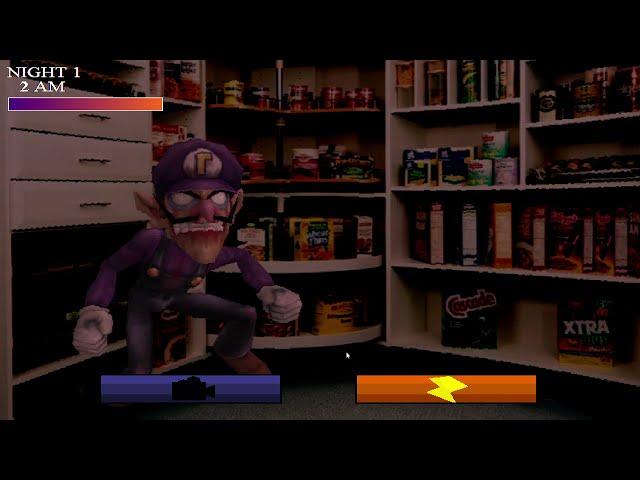 Five Nights at Wario's: Trapped Within | Nights 1 and 2 (Bathroom) DONE