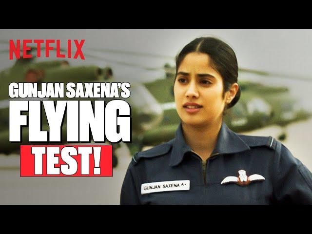 Janhvi Kapoor Takes the DO OR DIE Flying Test in #GunjanSaxena | Netflix India