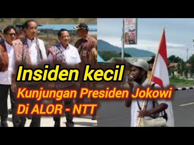 Insiden Lautan Manusia sambut Jokowi di Alor NTT || Kunjungan hari ini Jokowi