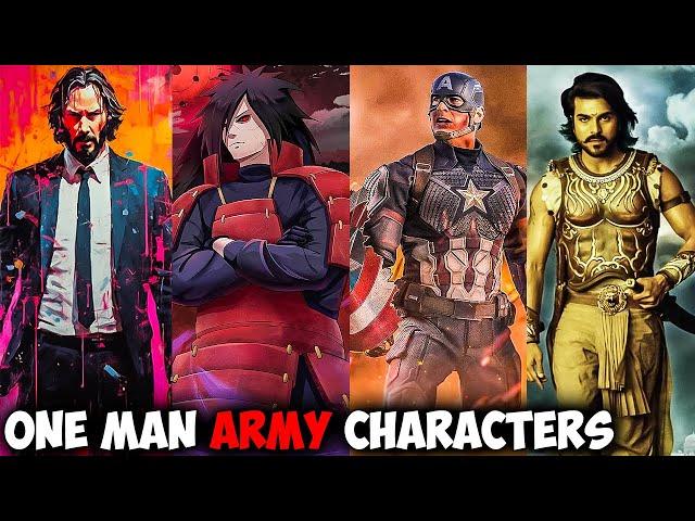 Top 8 Powerful One Man Army Characters in Fiction in Tamil | Savage Point