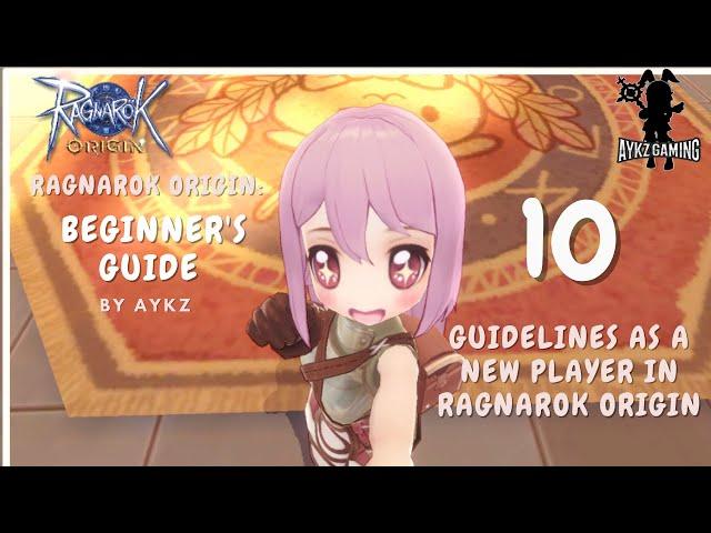 How to play Ragnarok Origin: Beginner's Guide