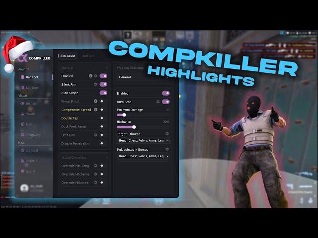 New Compkiller Update is unstoppable! | CS2 HvH Highlights