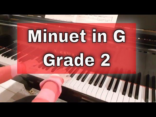 Minuet in G by Georg Bohm  |  Trinity piano grade 2 2021 - 2023 TCL