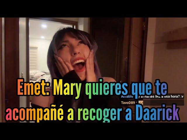 Mary quiere que Emet la acompañe a recoger a los Peruanos a las 5 de la madrugada