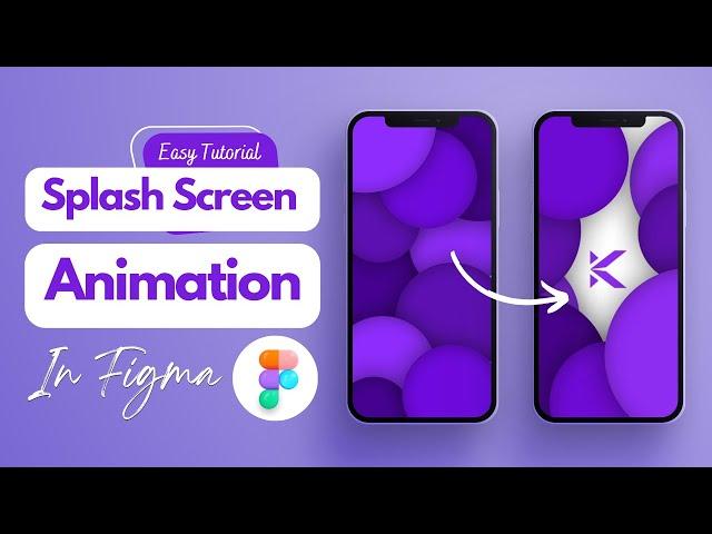 Splash screen animation in figma | easy tutorial | design | animation #shorts #figma #viral #video