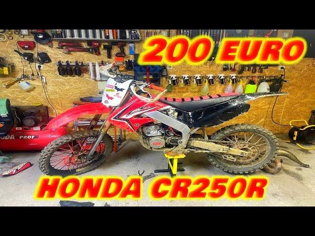 Am cumparat alt motocross Honda CR250R cu 200 EURO