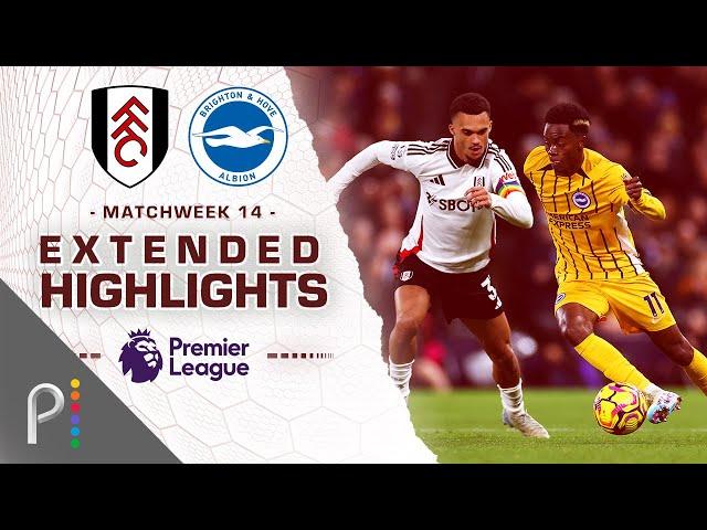 Fulham v. Brighton | PREMIER LEAGUE HIGHLIGHTS | 12/5/2024 | NBC Sports