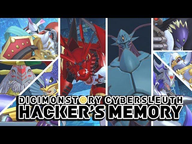 Digimon Story : Cyber Sleuth Hacker's Memory All Ultra/Mega Digimon Special Attacks & Victory Poses!